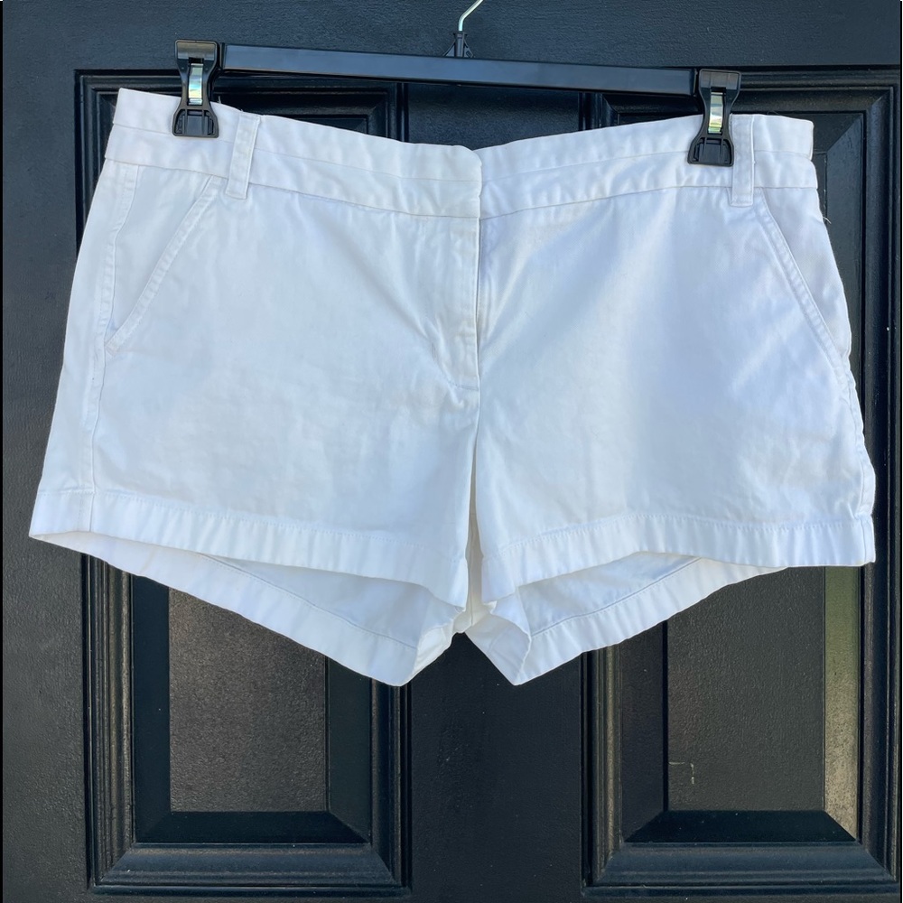 White Jcrew CHINO Shorts Size 12